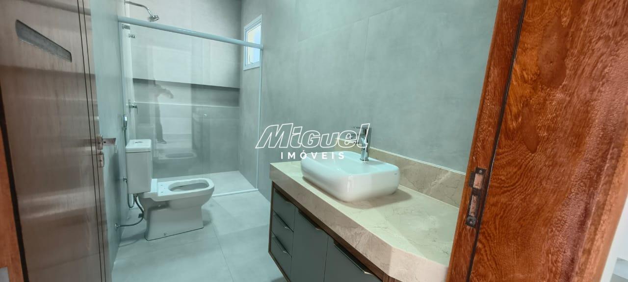 Casa em Condomínio, à venda, Água Branca - Piracicaba 3 quartos Condomínio Villagio Clotilde Brossi: 