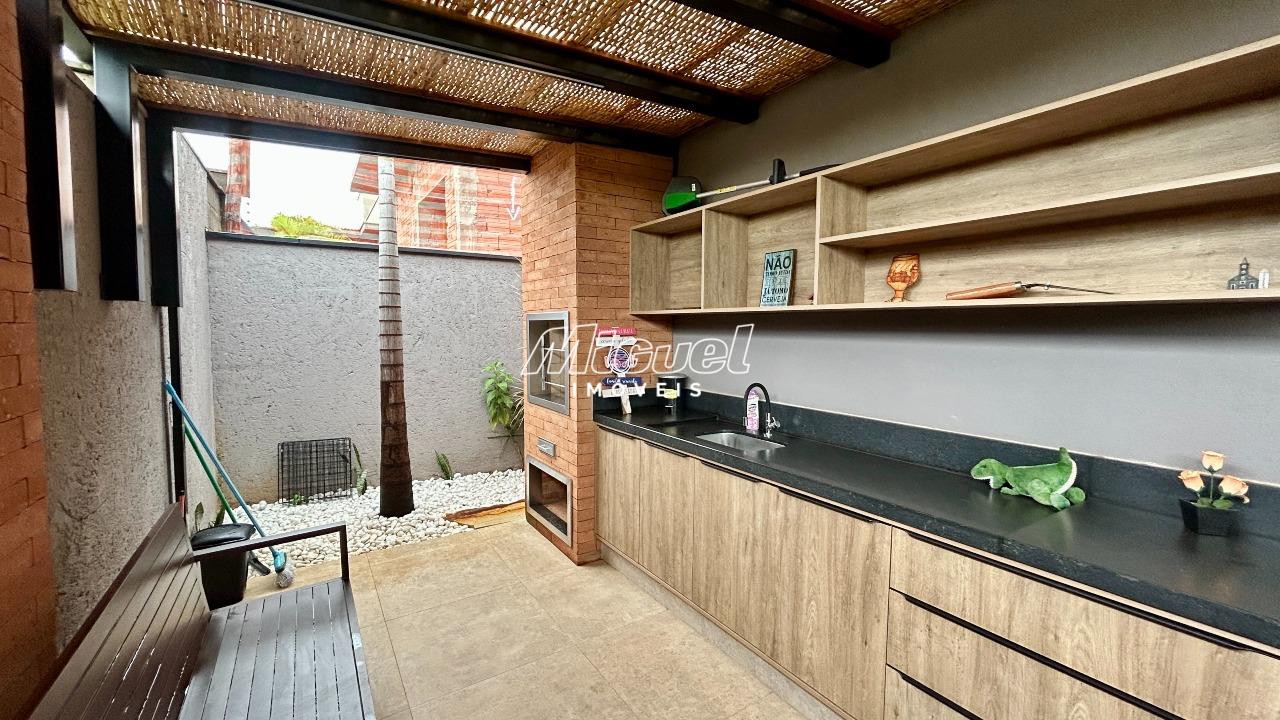 Casa em Condomínio, à venda, Santa Rosa - Piracicaba 3 quartos Residencial Villa D’Aquila: 