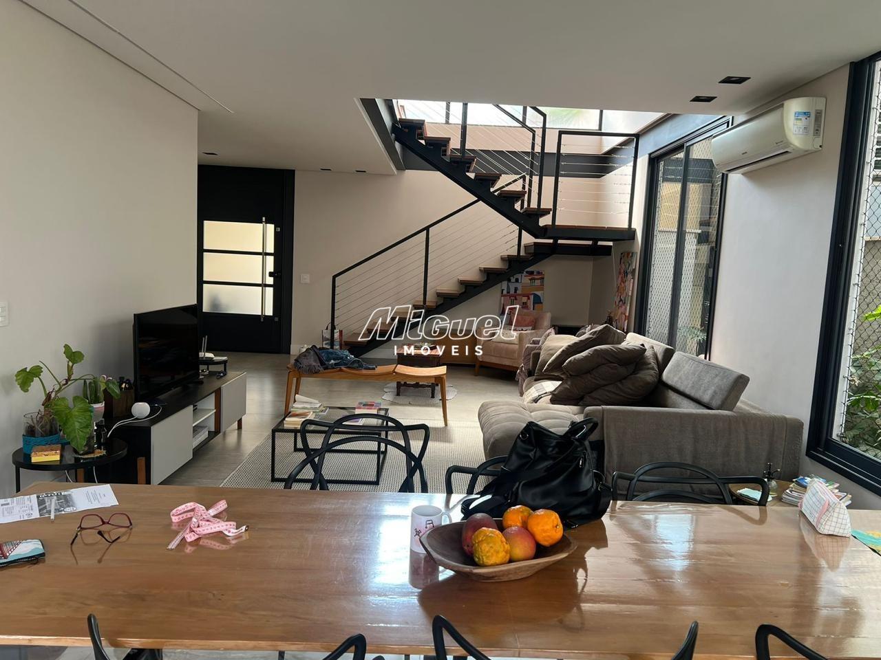 Casa em Condomínio, à venda, Santa Rosa - 3 quartos Residencial Villa D’Aquila - Piracicaba/SP: 