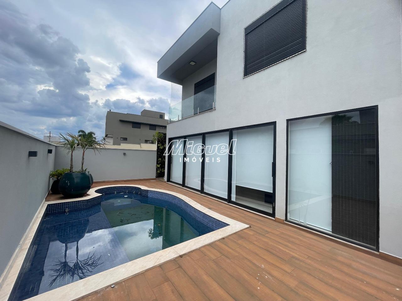 Casa em Condomínio, à venda, Santa Rosa - Piracicaba 4 quartos Residencial Villa D’Aquila: 