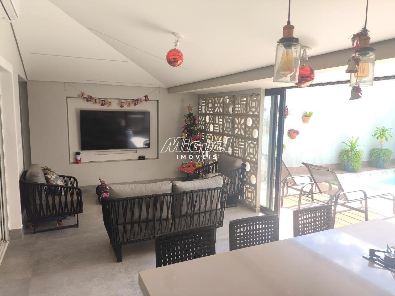 Casa em Condomínio, à venda, Campestre - 3 quartos Condomínio Villa Laranjal - Piracicaba/SP: 