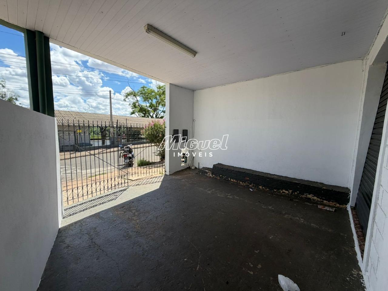 Salão Comercial, para aluguel, Residencial Santo Antônio - - Piracicaba/SP: 