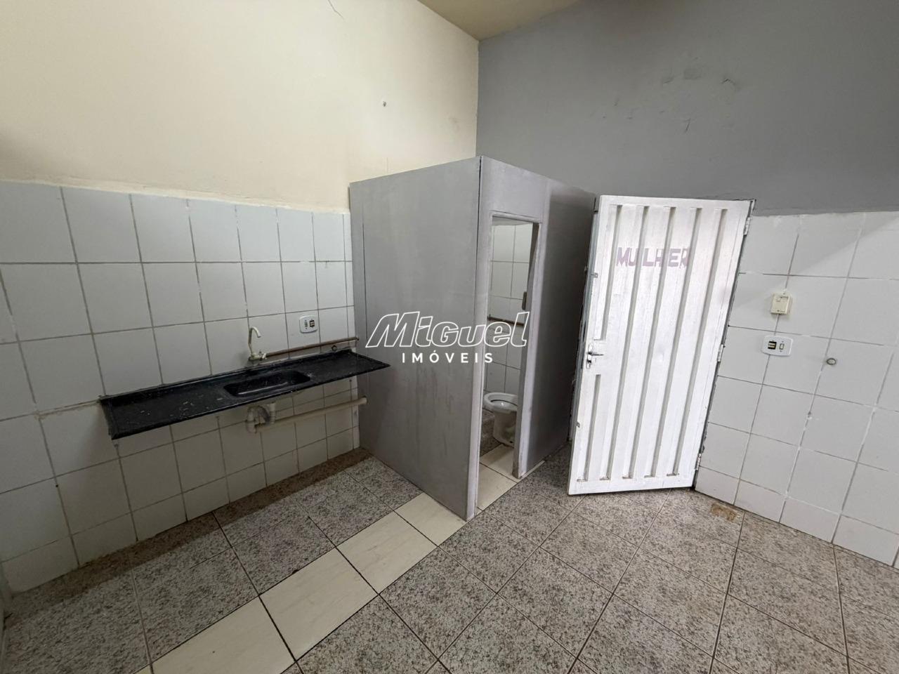 Salão Comercial, para aluguel, Residencial Santo Antônio - - Piracicaba/SP: 