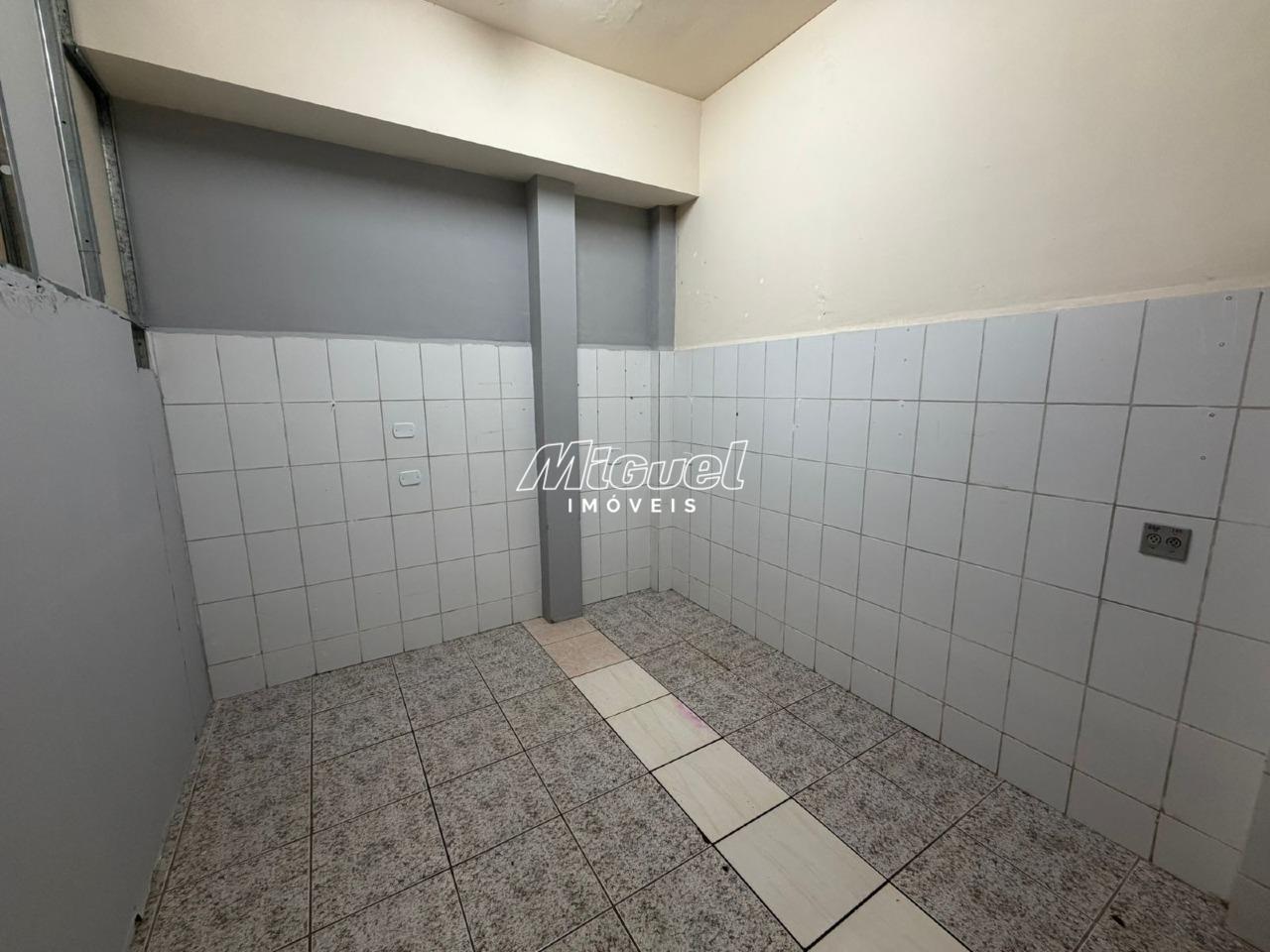 Salão Comercial, para aluguel, Residencial Santo Antônio - - Piracicaba/SP: 