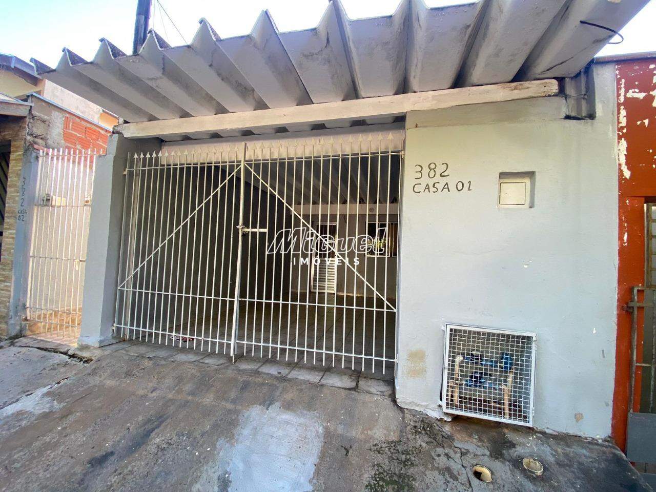 Casa, para aluguel, Água Branca - 1 quarto - Piracicaba/SP: 