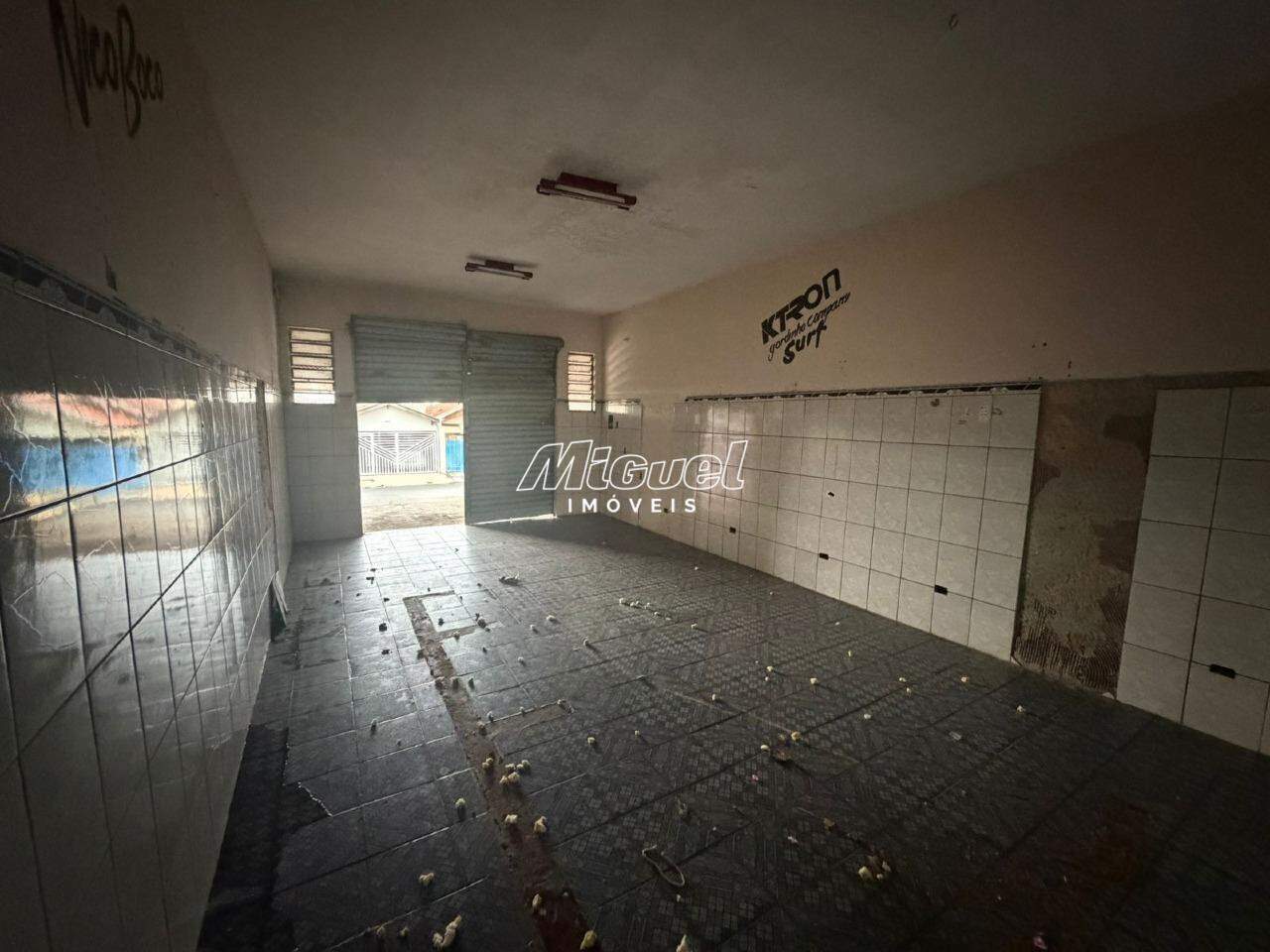 Salão Comercial, para aluguel, Parque Chapadão - 2 quartos - Piracicaba/SP: 