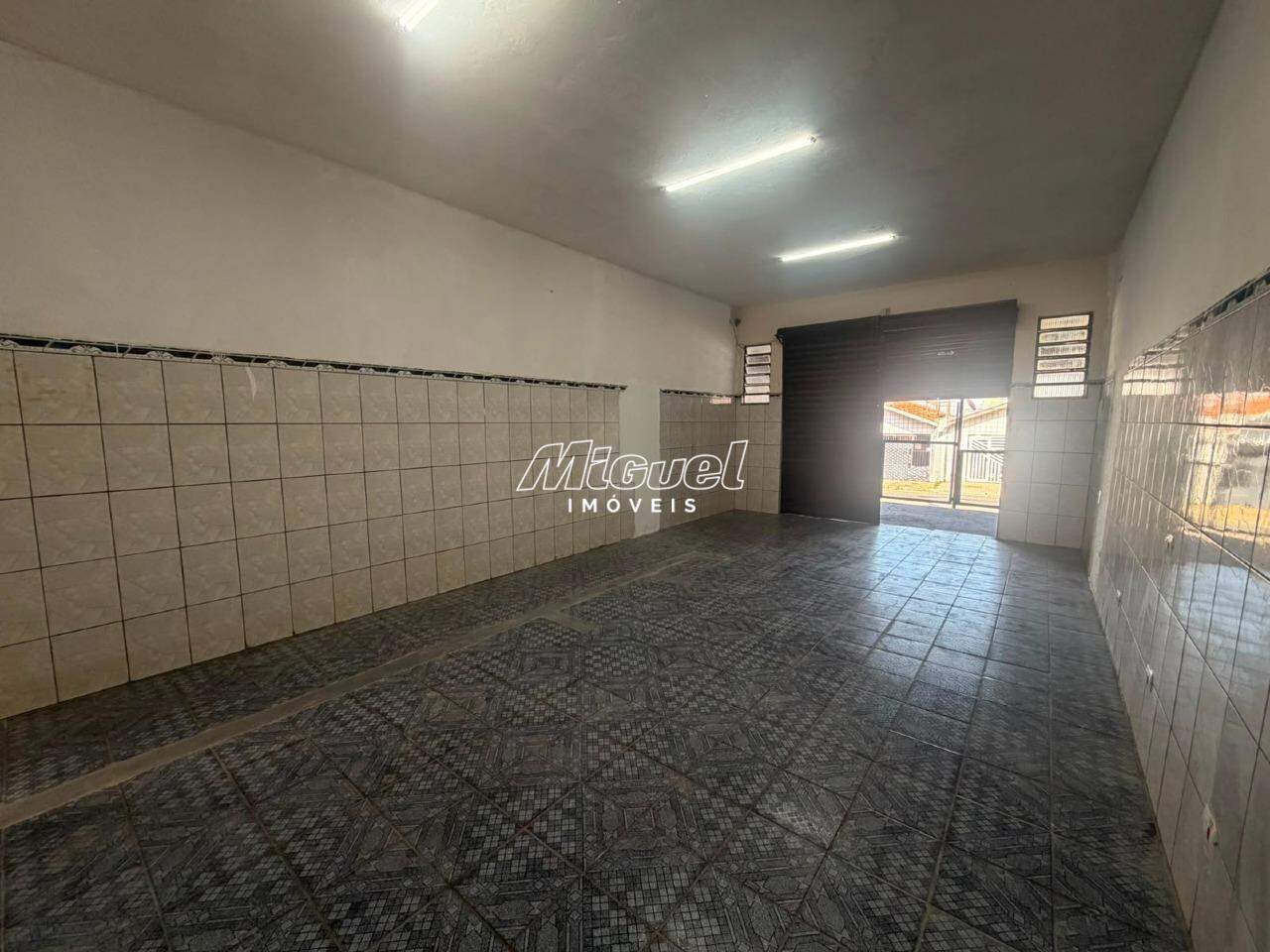 Salão Comercial, para aluguel, Parque Chapadão - 2 quartos - Piracicaba/SP: