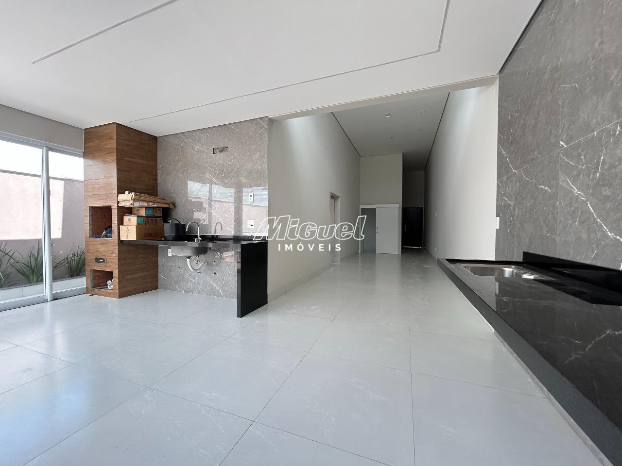 Casa em Condomínio, à venda, Água Branca - 3 quartos Residencial Mônaco - Piracicaba/SP: