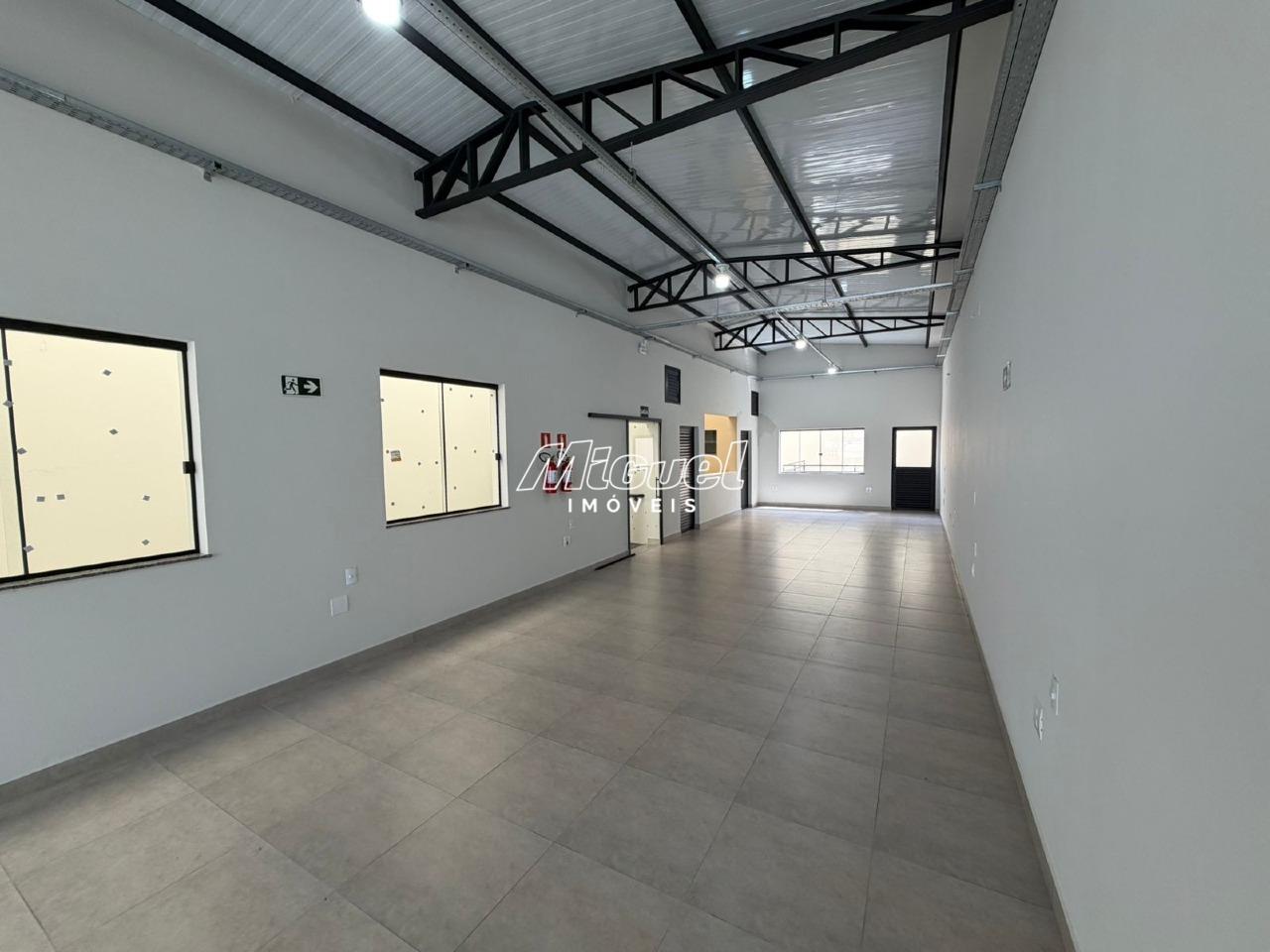 Salão Comercial, para aluguel, Areão - - Piracicaba/SP: