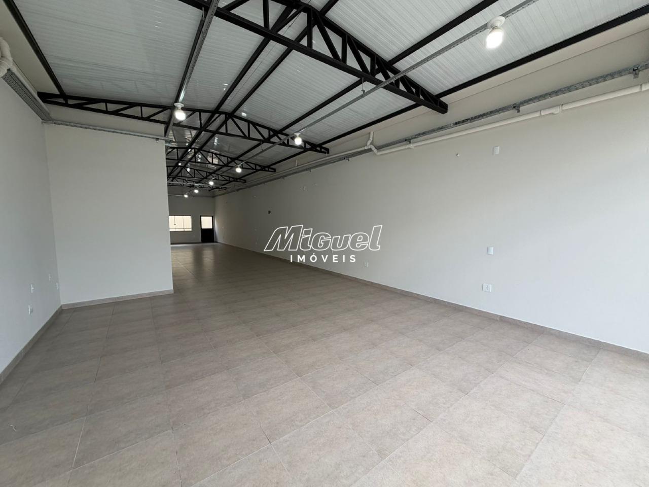 Salão Comercial, para aluguel, Areão - - Piracicaba/SP: