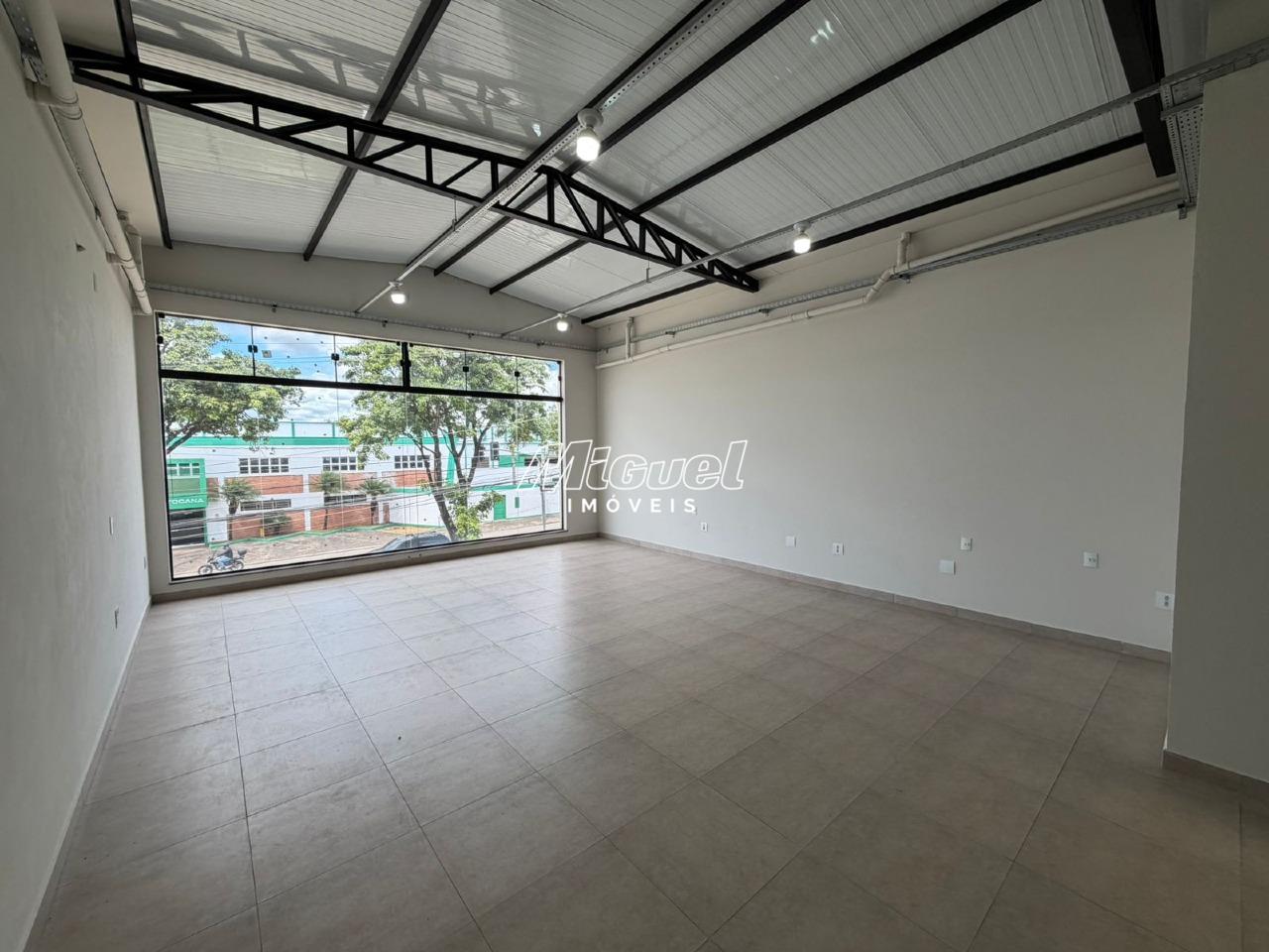 Salão Comercial, para aluguel, Areão - - Piracicaba/SP: