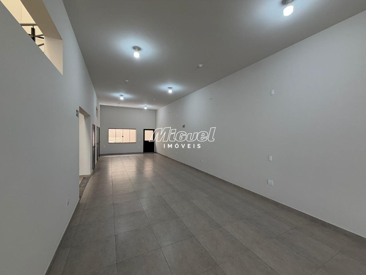 Salão Comercial, para aluguel, Areão - - Piracicaba/SP: