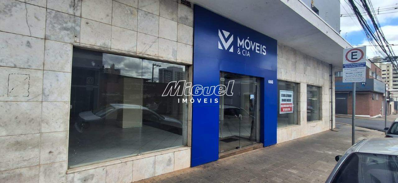 Salão Comercial, para aluguel, Centro - - Piracicaba/SP: 
