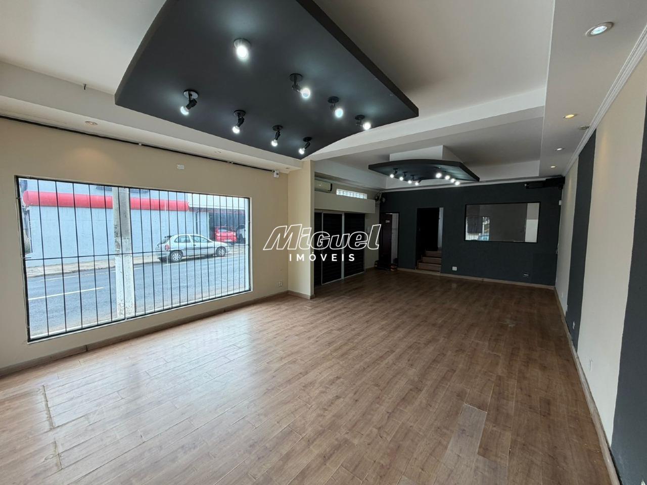 Salão Comercial, para aluguel, Cidade Alta - - Piracicaba/SP: 