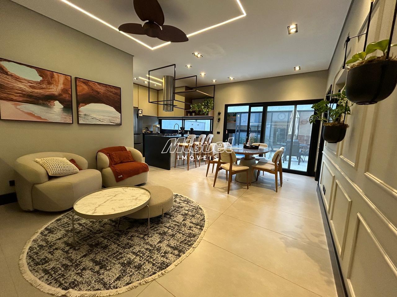 Casa em Condomínio, à venda, Santa Rosa - 3 quartos Villa Bela Vista - Piracicaba/SP: 