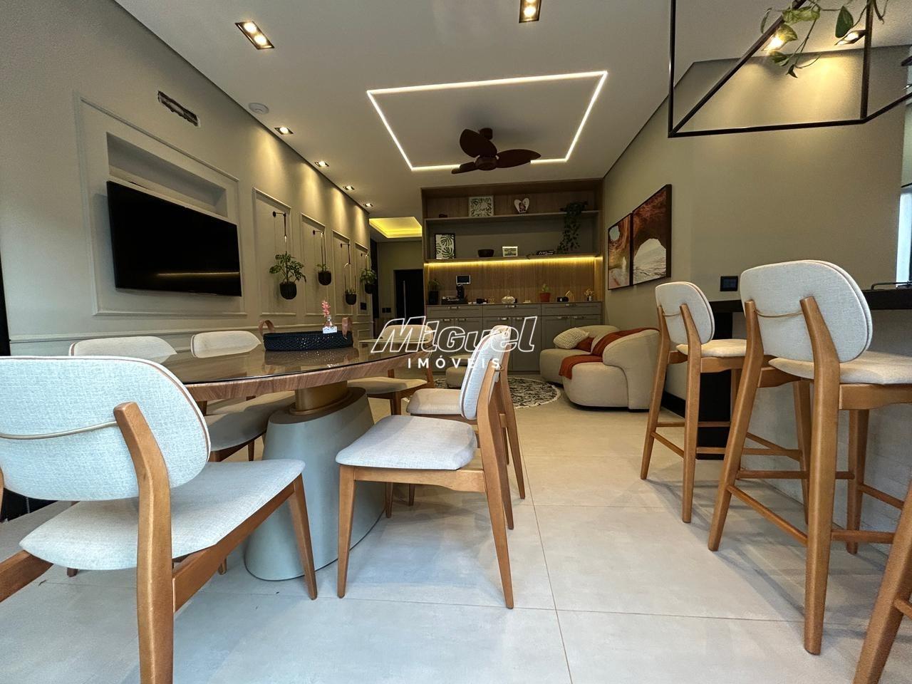 Casa em Condomínio, à venda, Santa Rosa - 3 quartos Villa Bela Vista - Piracicaba/SP: 