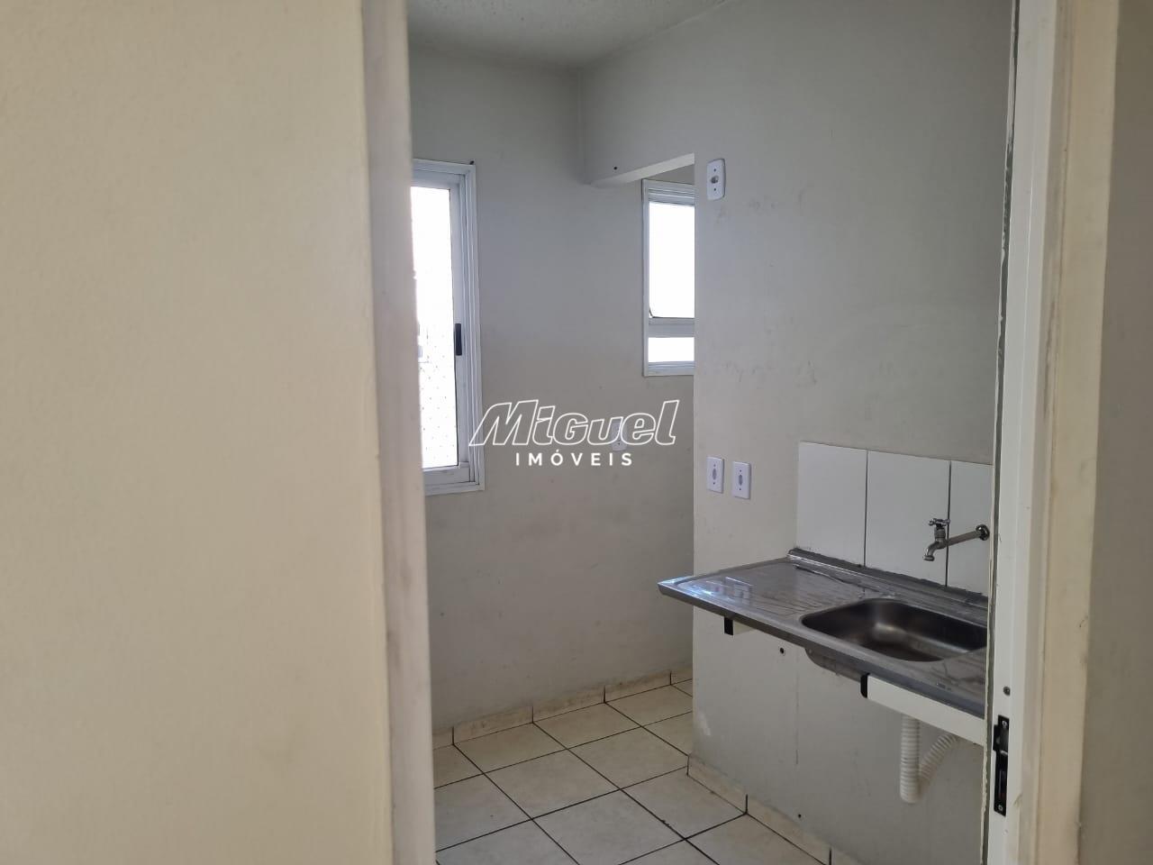 Apartamento, para aluguel, Vila Sonia - 2 quartos Condomínio Residencial Piracicaba III - Piracicaba/SP: 