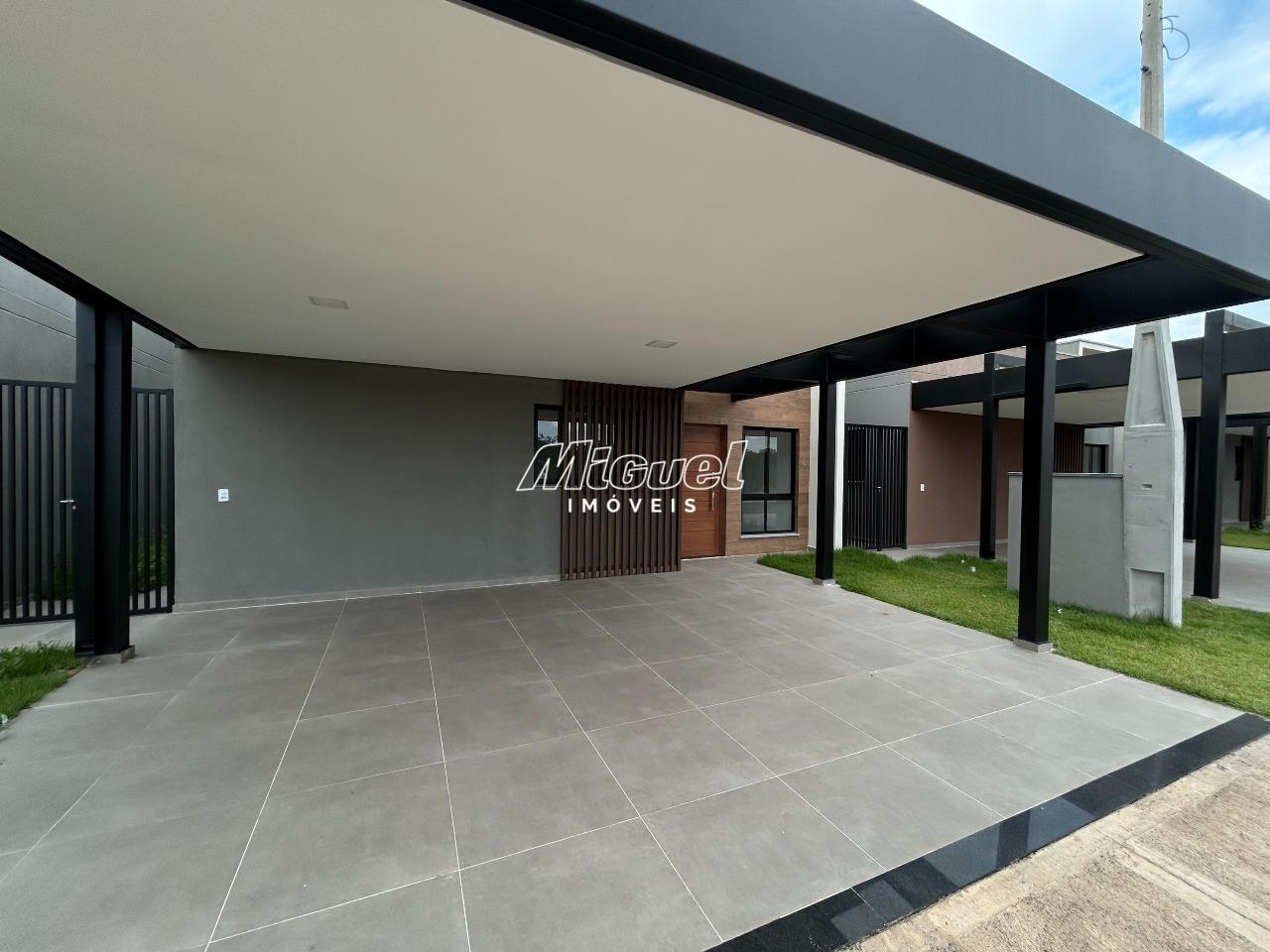 Casa em Condomínio, à venda, Santa Rosa - 3 quartos Condomínio Authoria Reserva Jequitibá - Piracicaba/SP: 