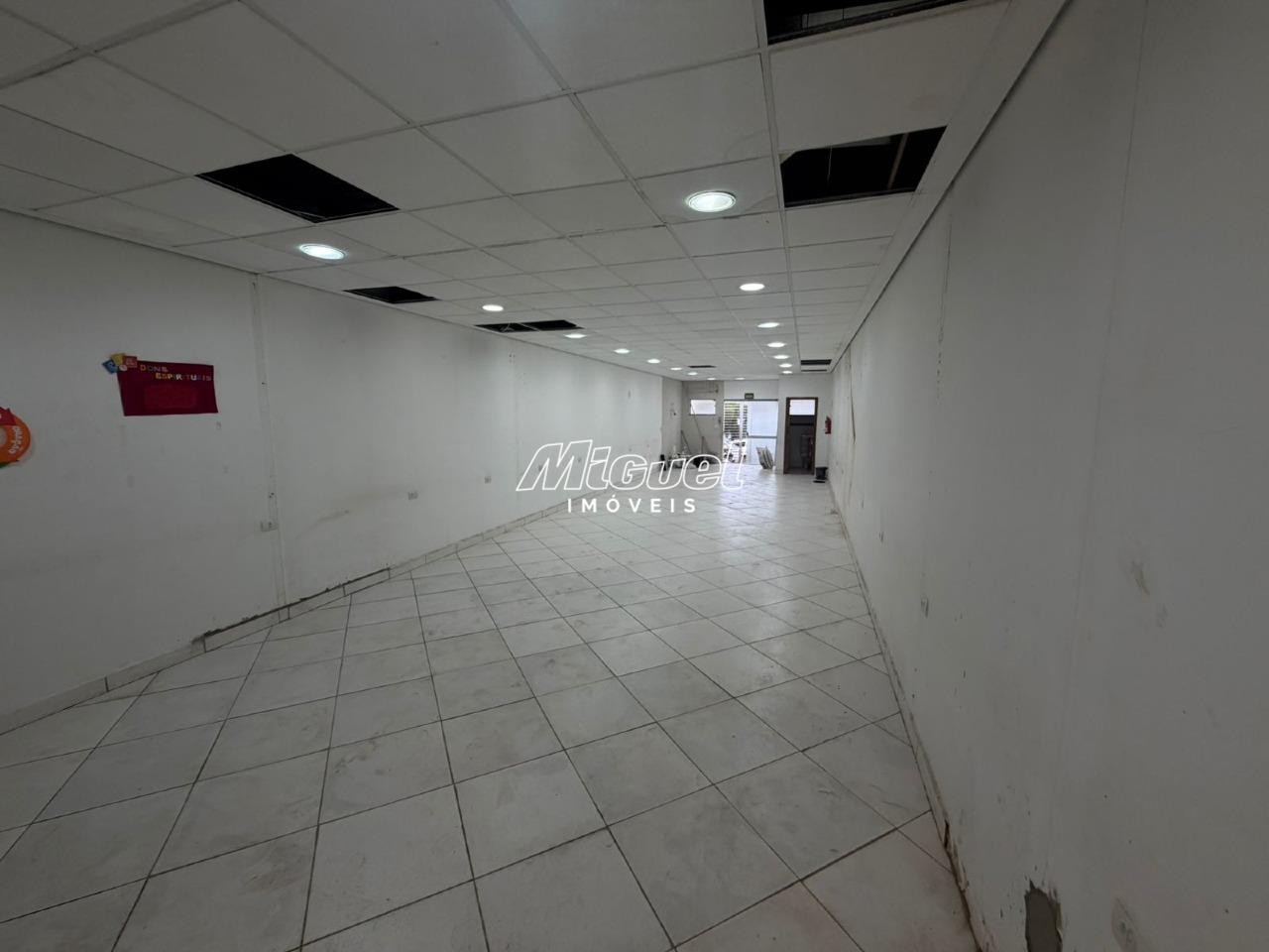 Salão Comercial, para aluguel, Centro - - Piracicaba/SP: 