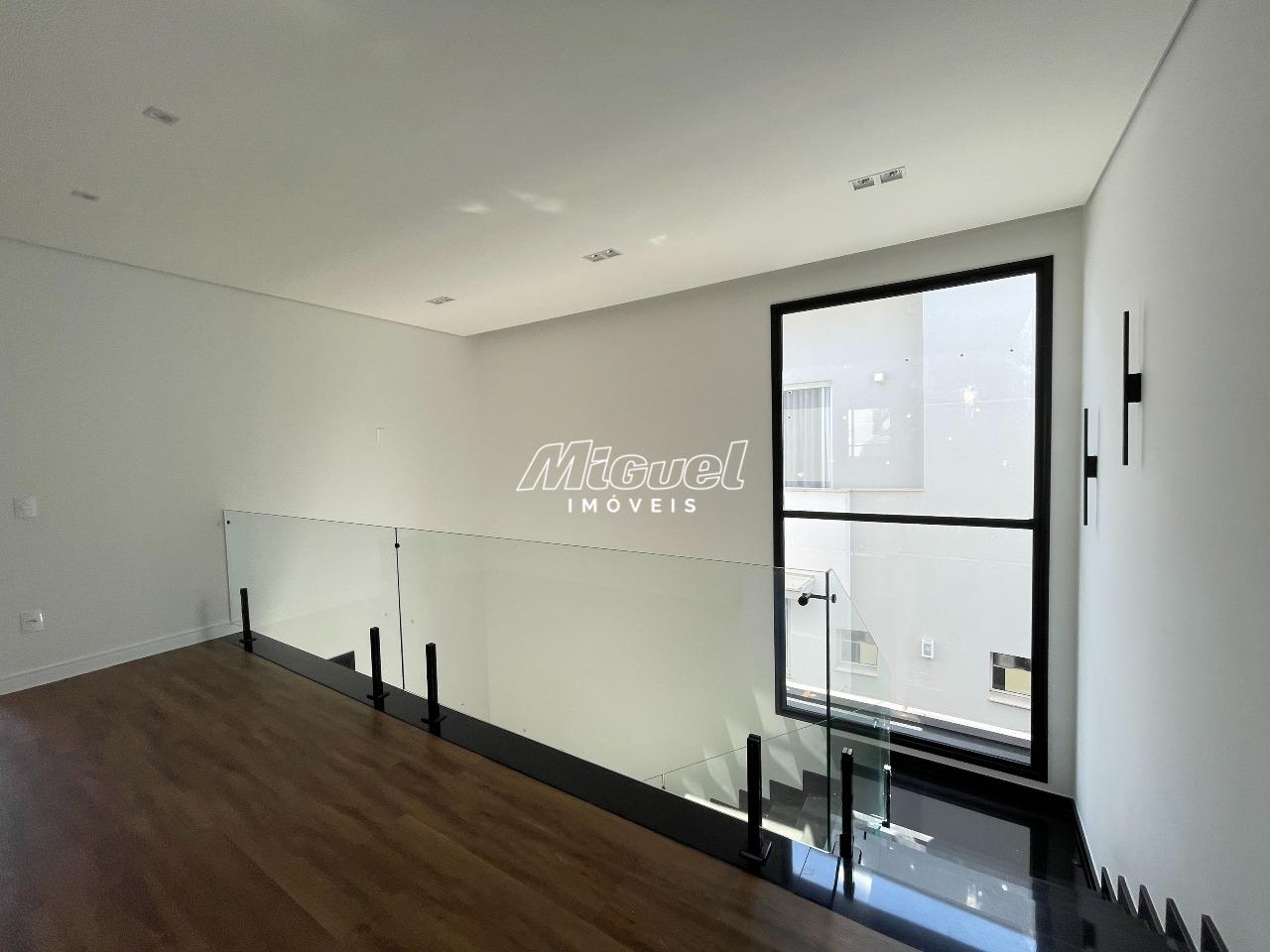 Casa em Condomínio, à venda, Santa Rosa - 3 quartos Residencial Villa D’Aquila - Piracicaba/SP: