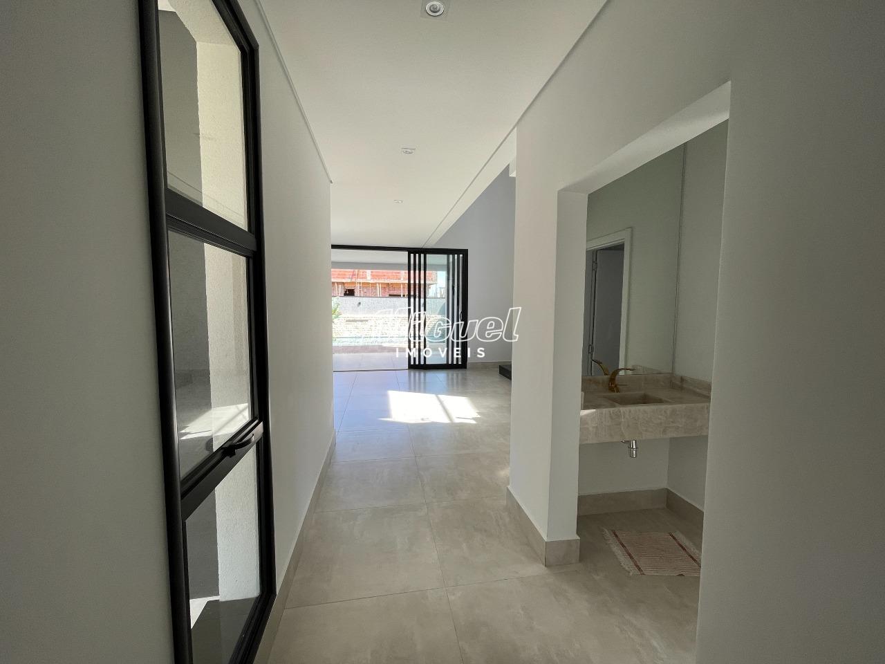 Casa em Condomínio, à venda, Santa Rosa - 3 quartos Residencial Villa D’Aquila - Piracicaba/SP: