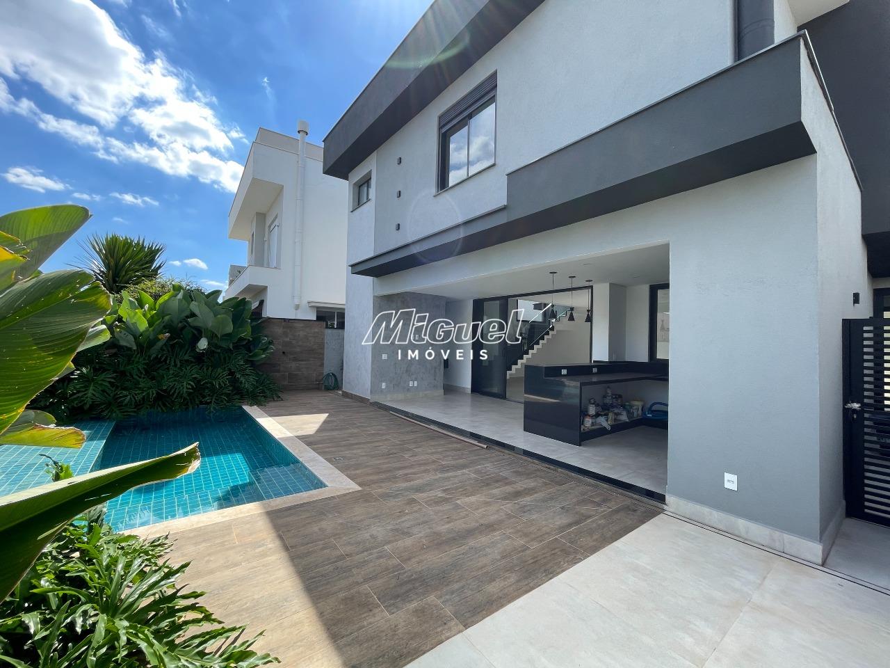 Casa em Condomínio, à venda, Santa Rosa - 3 quartos Residencial Villa D’Aquila - Piracicaba/SP: