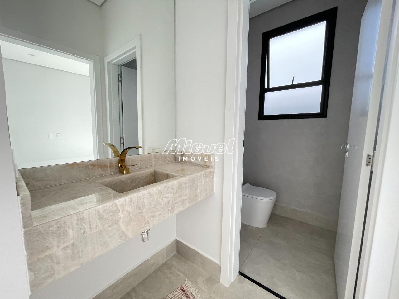 Casa em Condomínio, à venda, Santa Rosa - 3 quartos Residencial Villa D’Aquila - Piracicaba/SP: