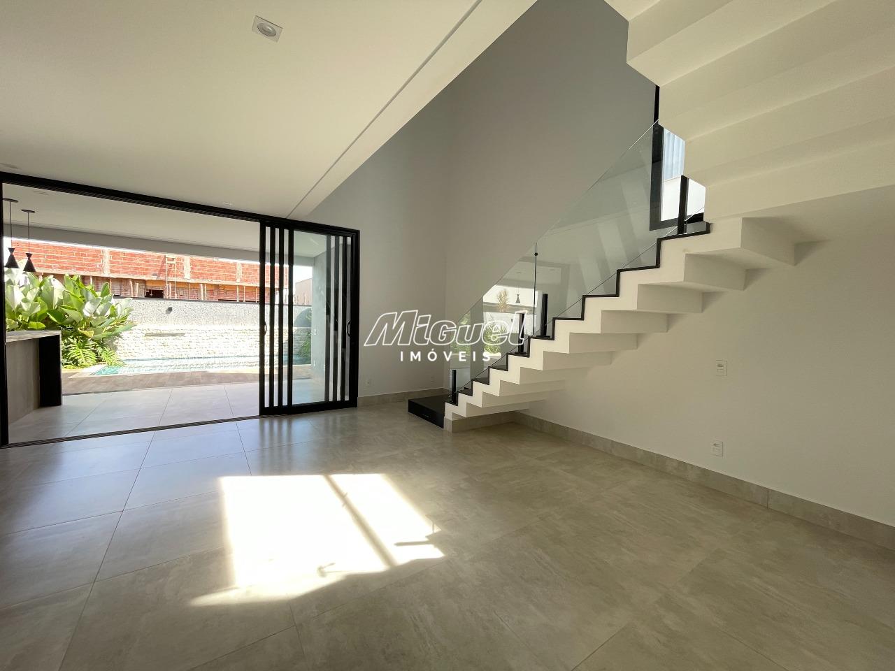 Casa em Condomínio, à venda, Santa Rosa - 3 quartos Residencial Villa D’Aquila - Piracicaba/SP: 