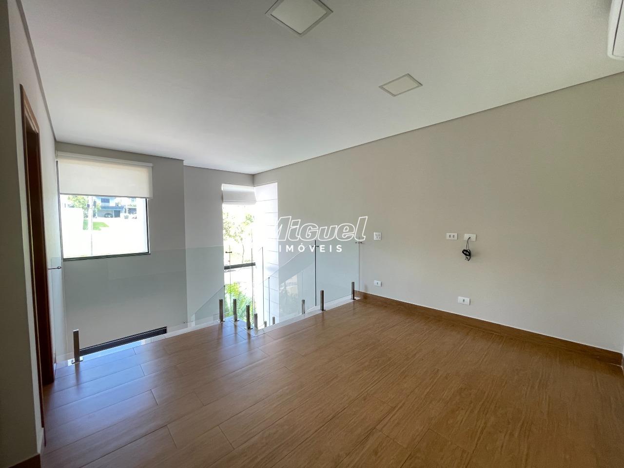 Casa em Condomínio, à venda, Santa Rosa - 3 quartos Residencial Villa D’Aquila - Piracicaba/SP: 