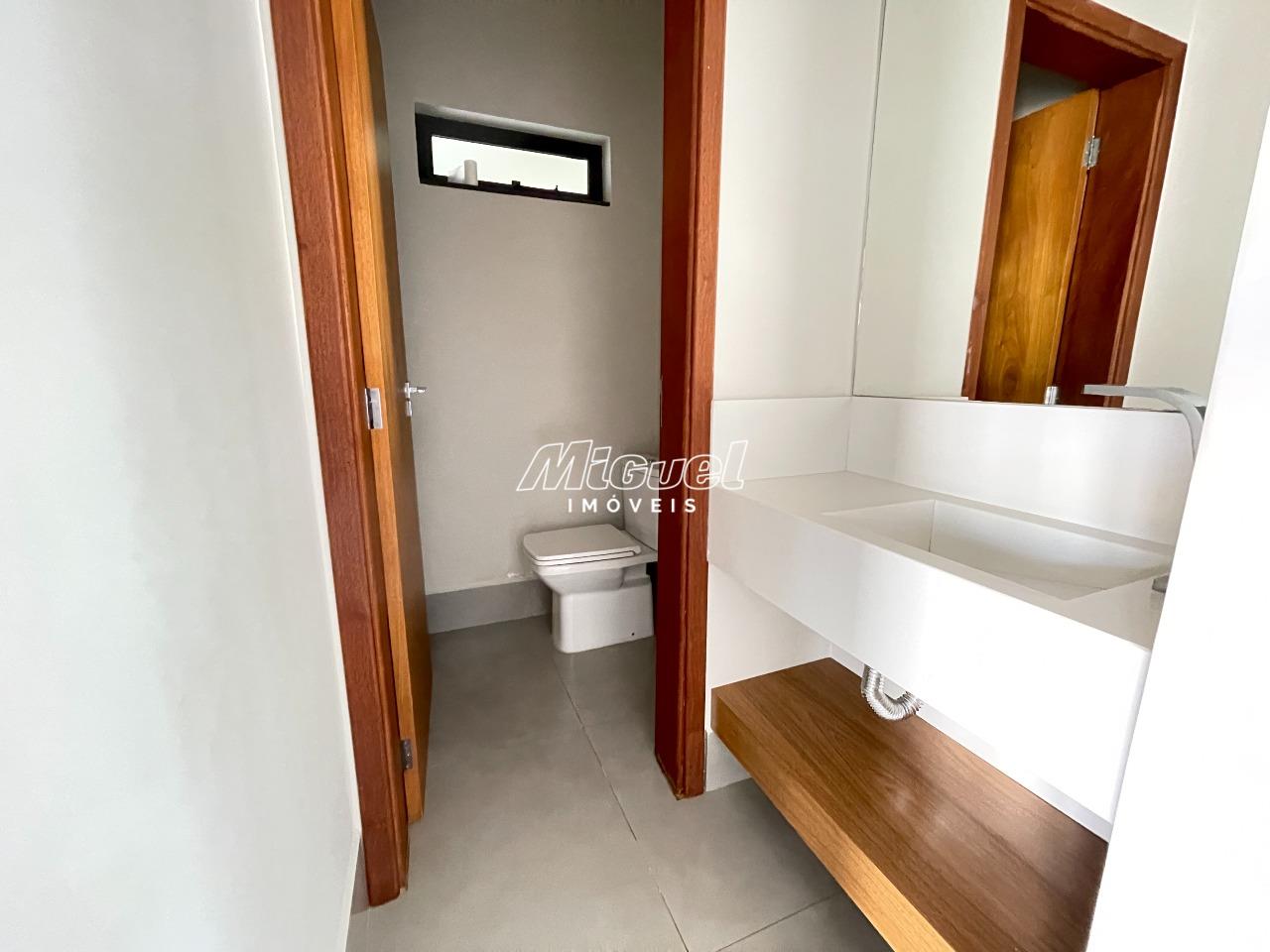 Casa em Condomínio, à venda, Santa Rosa - 3 quartos Residencial Villa D’Aquila - Piracicaba/SP: 