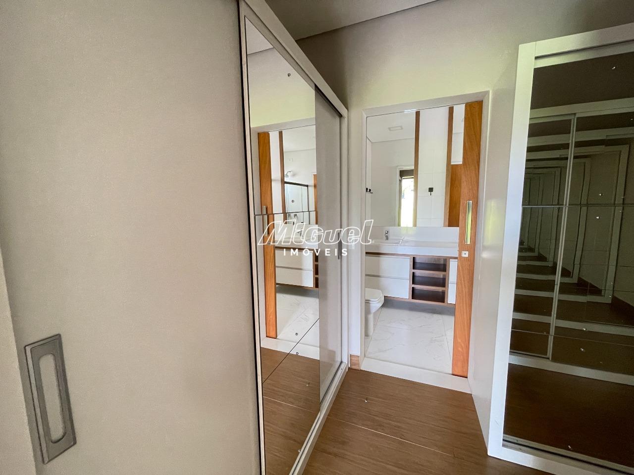 Casa em Condomínio, à venda, Santa Rosa - 3 quartos Residencial Villa D’Aquila - Piracicaba/SP: 