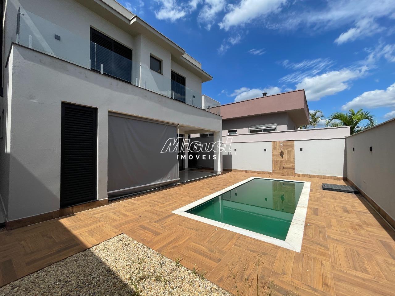 Casa em Condomínio, à venda, Santa Rosa - 3 quartos Residencial Villa D’Aquila - Piracicaba/SP: 