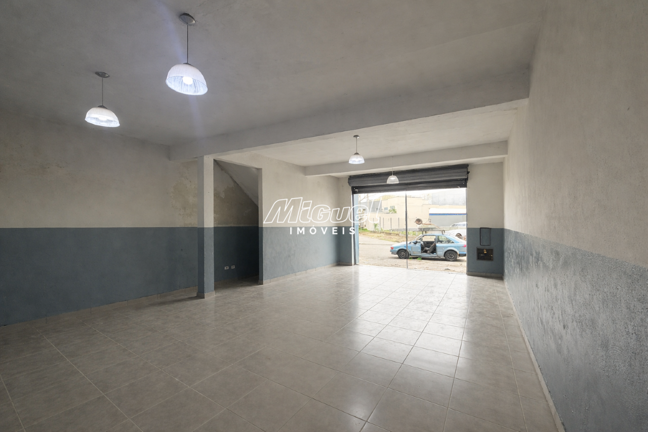 Salão Comercial, para aluguel, Água Branca - - Piracicaba/SP: 