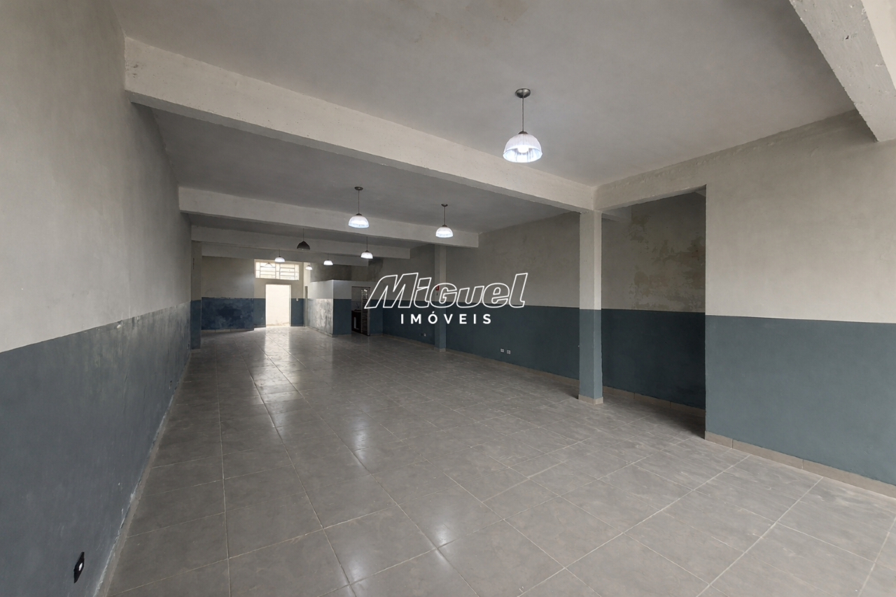 Salão Comercial, para aluguel, Água Branca - - Piracicaba/SP: 