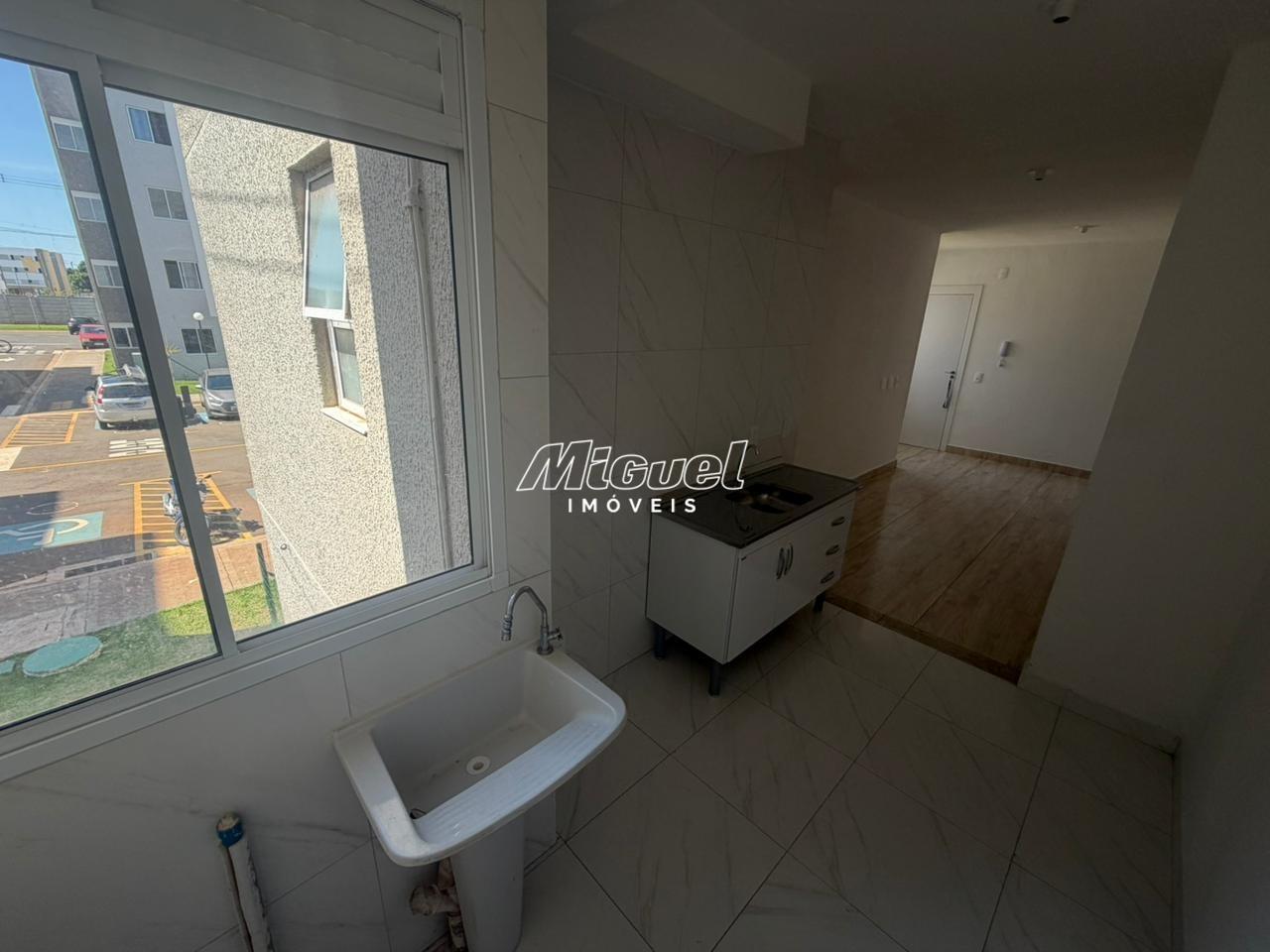 Apartamento, para aluguel, Água Branca - 2 quartos Condomínio Jardim das Alamedas - Piracicaba/SP: 