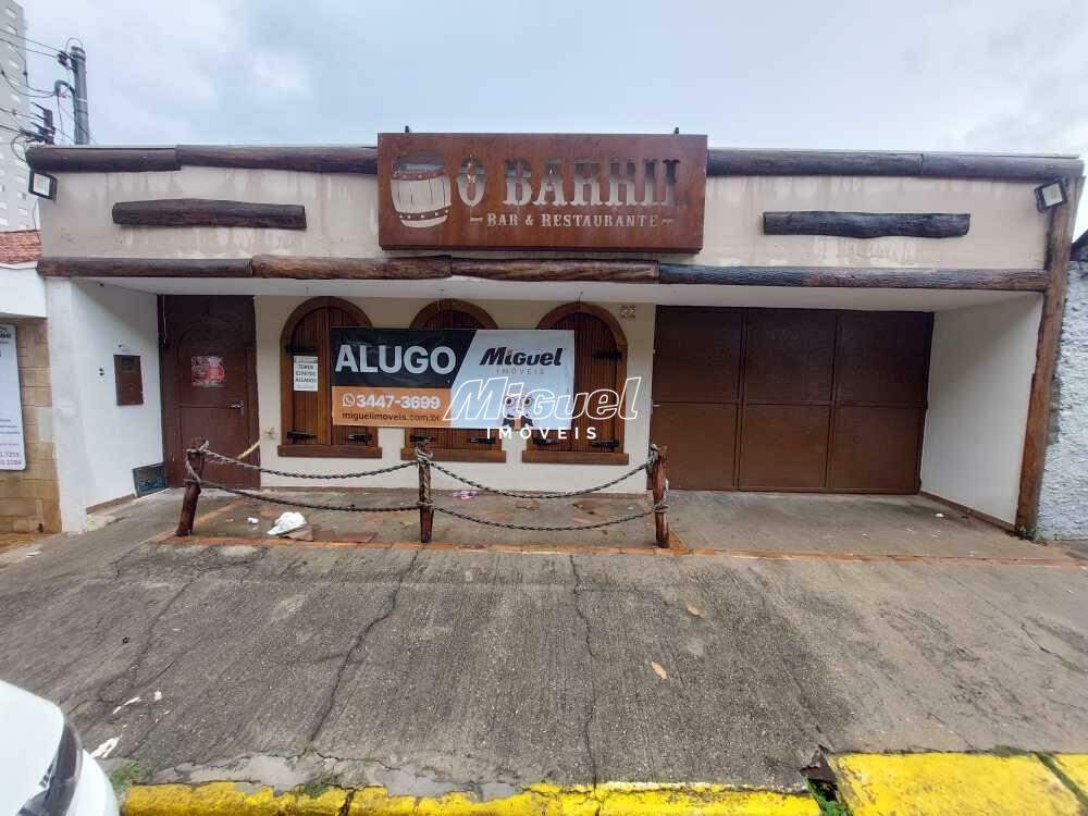 Salão Comercial, para aluguel, Cidade Alta - - Piracicaba/SP: 