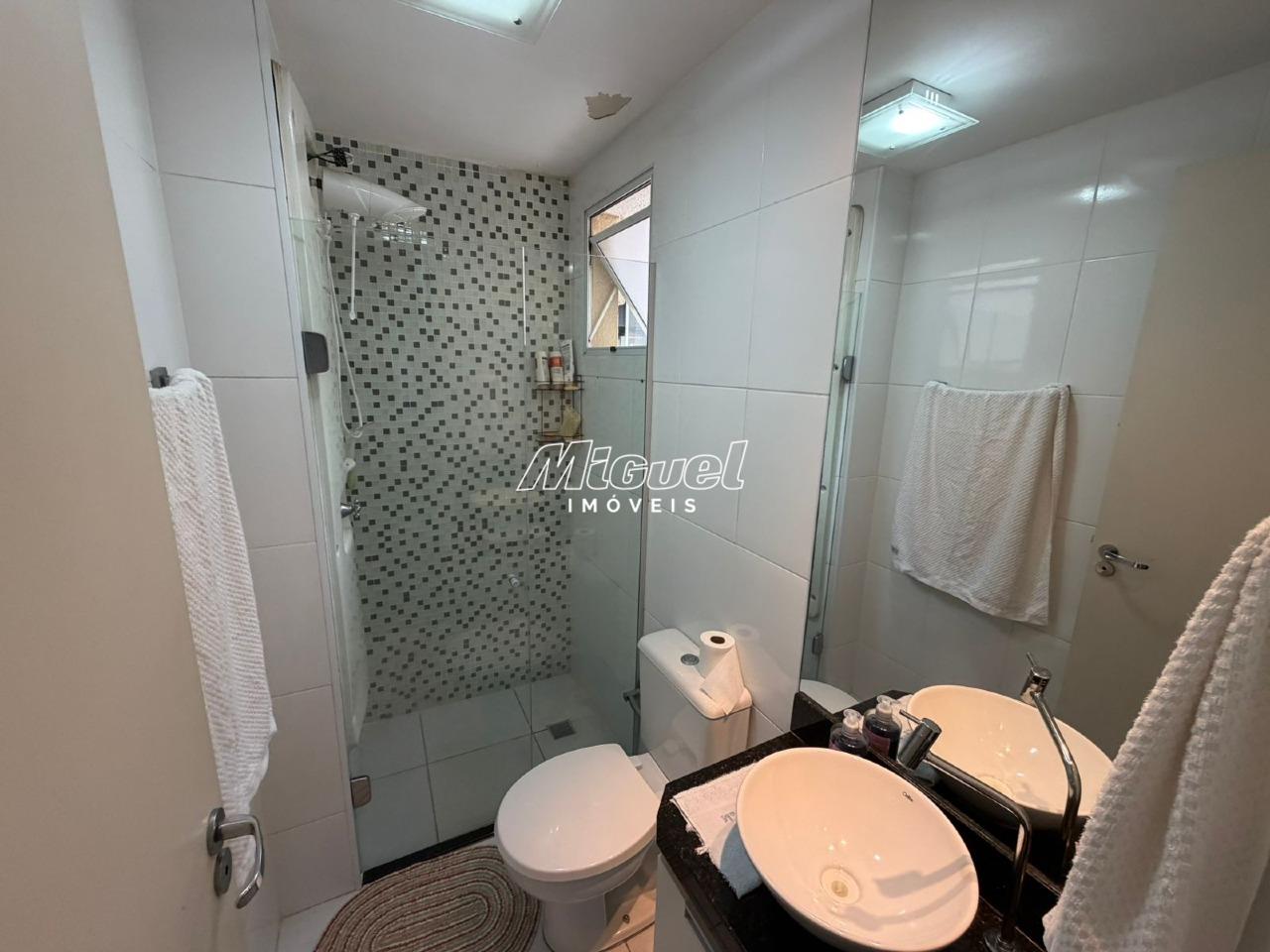Apartamento, para aluguel, Água Branca - 2 quartos Condomínio Residencial Del Giardino III - Piracicaba/SP: 