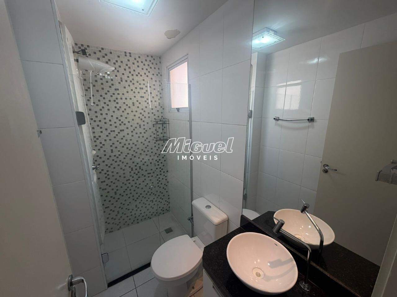Apartamento, para aluguel, Água Branca - 2 quartos Condomínio Residencial Del Giardino III - Piracicaba/SP: 