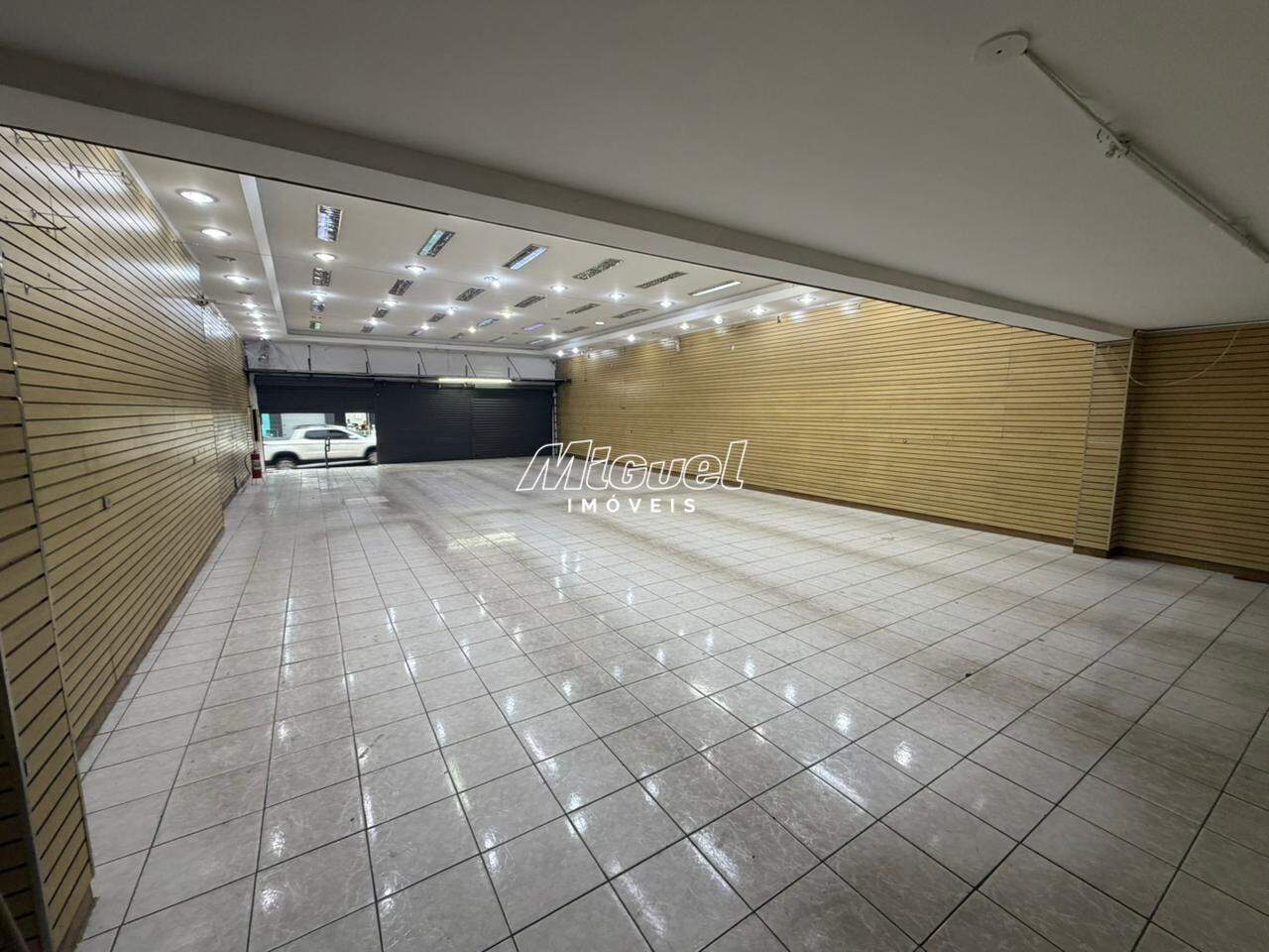 Salão Comercial, para aluguel, Centro - - Piracicaba/SP: 