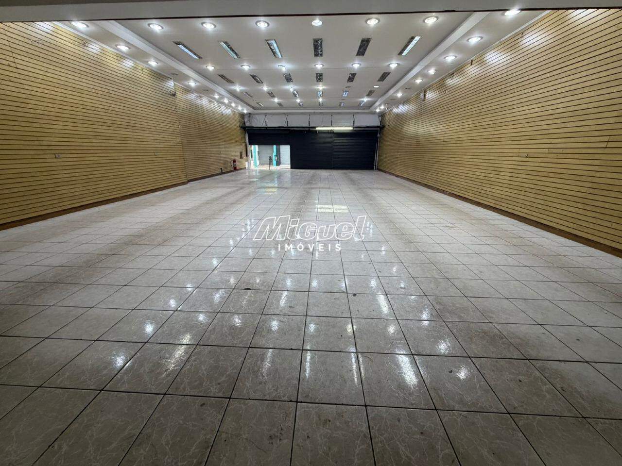Salão Comercial, para aluguel, Centro - - Piracicaba/SP: 