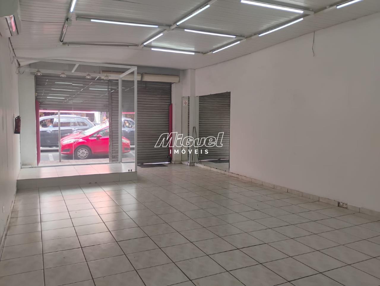 Salão Comercial, para aluguel, Centro - - Piracicaba/SP: 