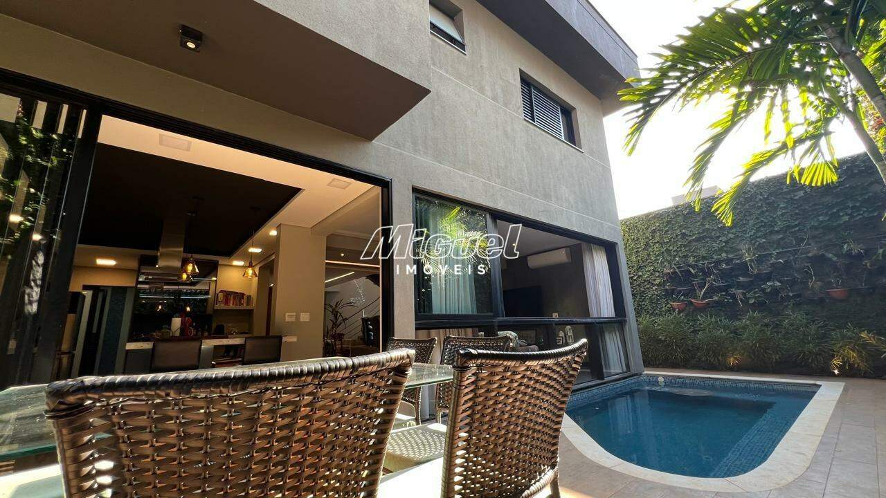 Casa em Condomínio, à venda, Santa Rosa - 4 quartos Residencial Villa D’Aquila - Piracicaba/SP: 