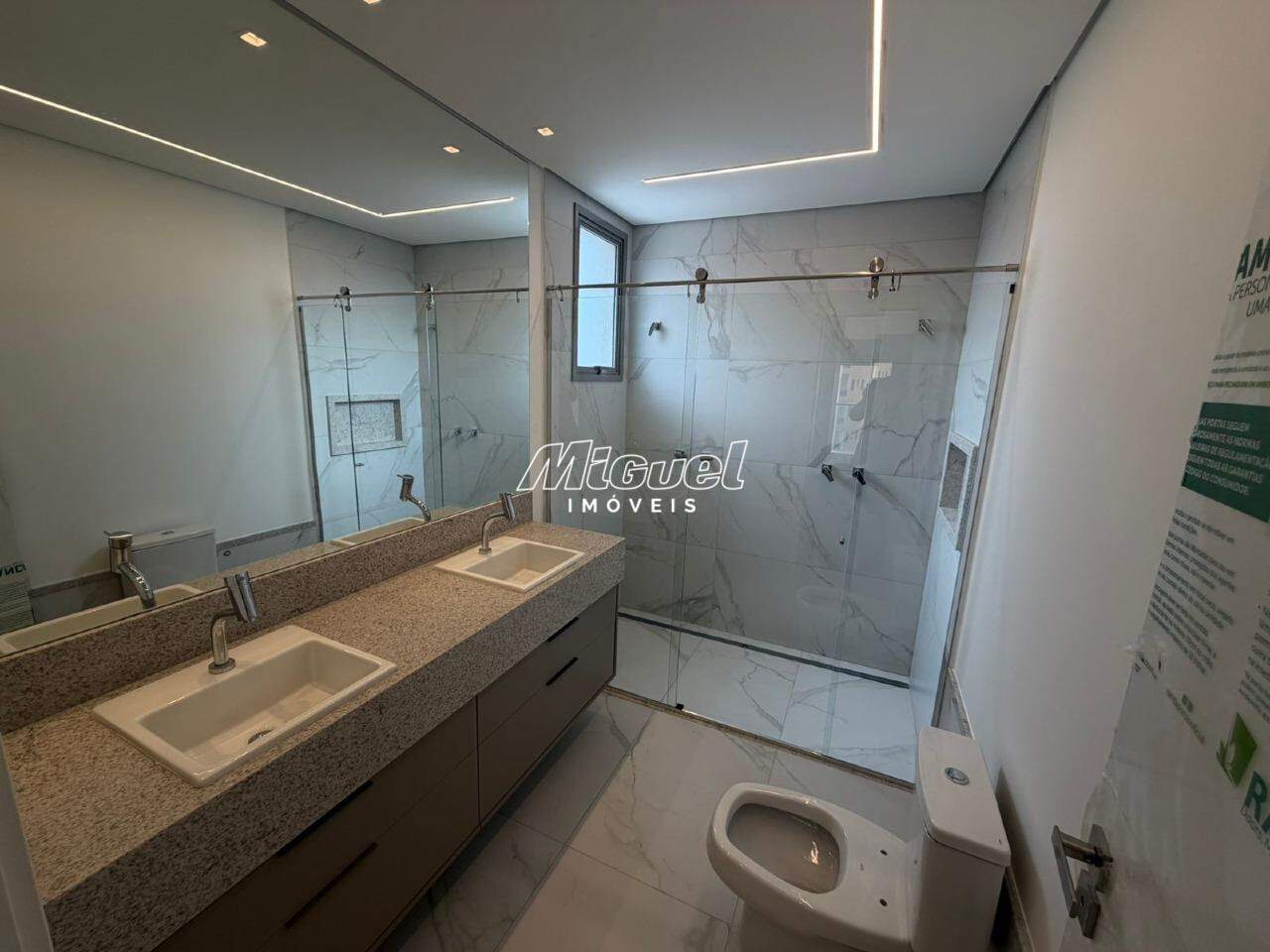 Apartamento, para aluguel, Jardim Elite - 3 quartos The Gardens Residencial - Piracicaba/SP: