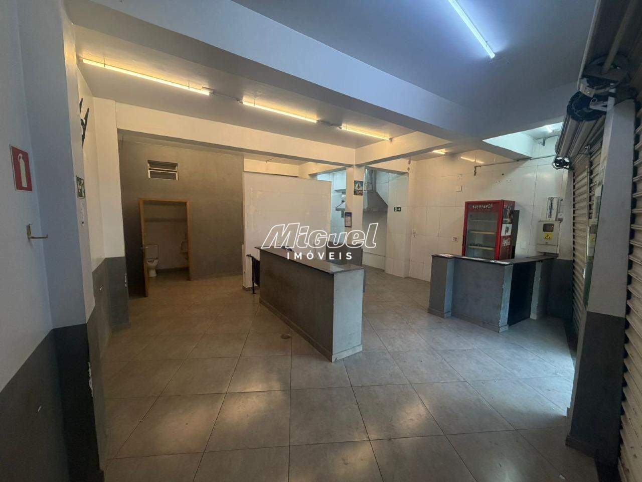 Salão Comercial, para aluguel, Centro - 1 quarto - Piracicaba/SP: 