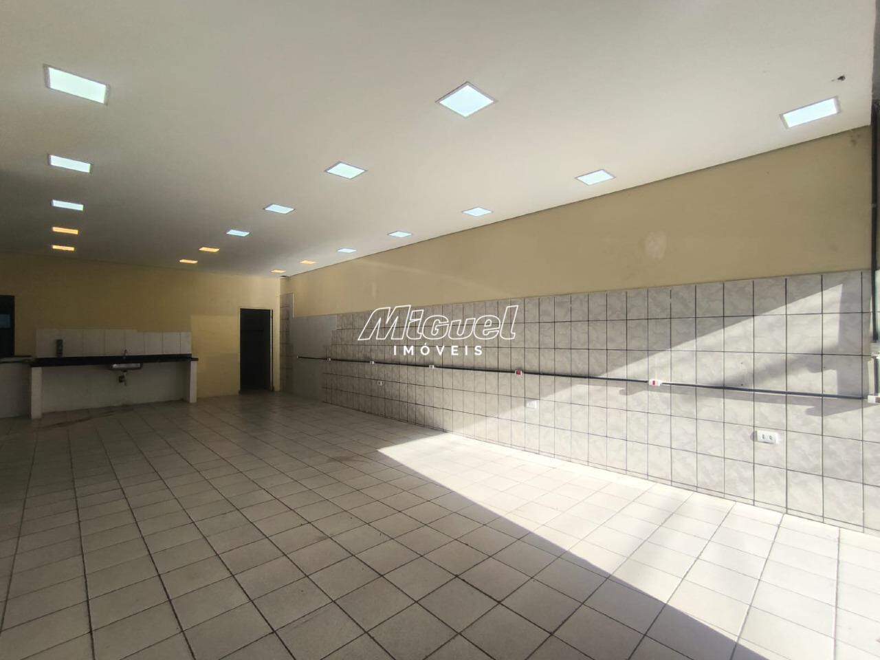 Salão Comercial, para aluguel, Jardim Itapuã - - Piracicaba/SP: 