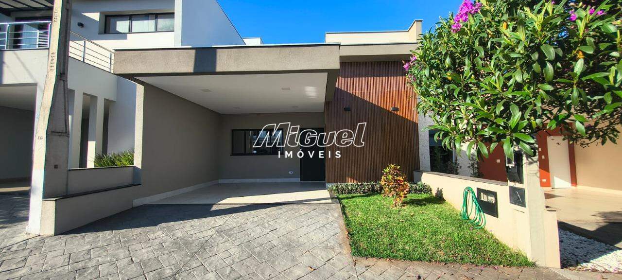 Casa em Condomínio, à venda, Água Branca - 3 quartos Residencial Tomazella - Piracicaba/SP: 