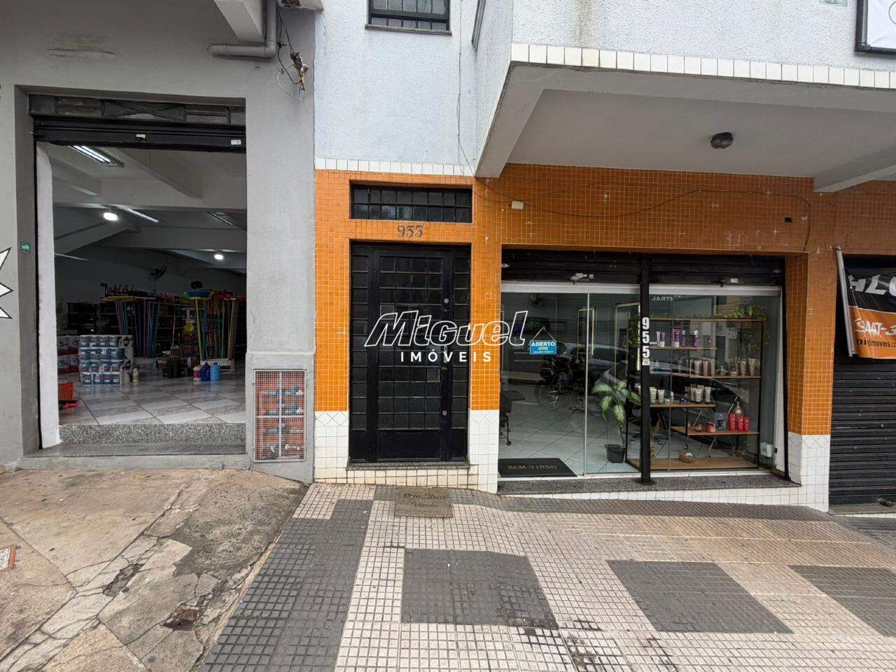 Salão Comercial, para aluguel, Centro - - Piracicaba/SP: 
