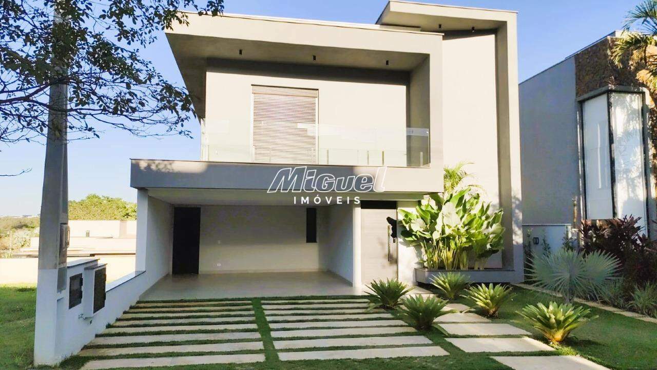 Casa em Condomínio, à venda, Santa Rosa - 3 quartos Residencial Villa D’Aquila - Piracicaba/SP: 