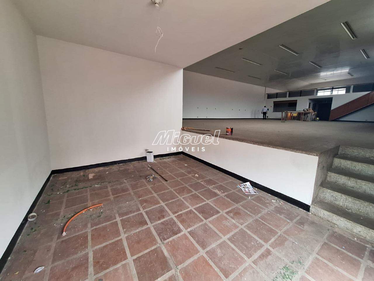 Salão Comercial, para aluguel, Cidade Alta - - Piracicaba/SP: