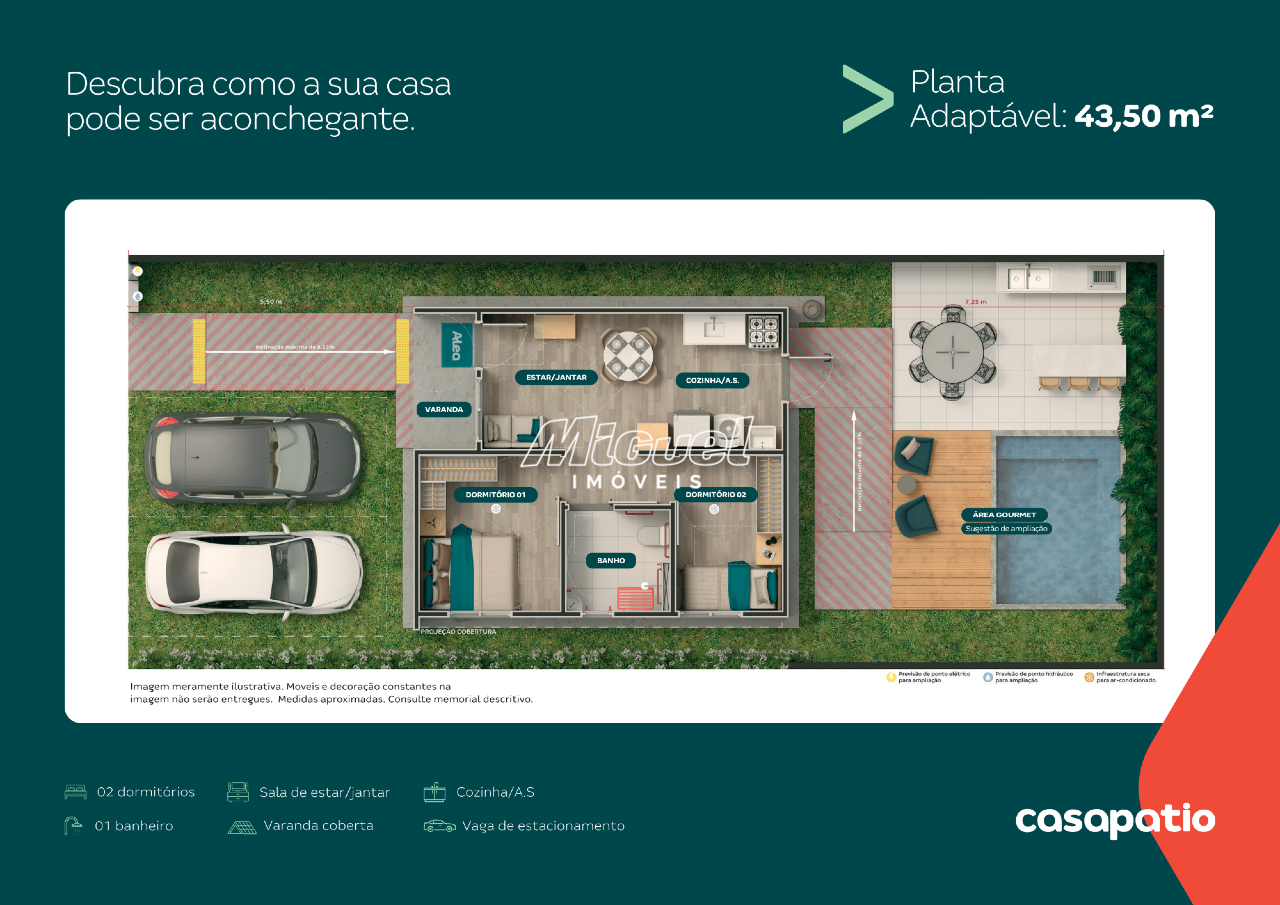 Casa, à venda, Jardim Donato Marino - 2 até 2 quartos Casapatio - Rio Das Pedras/SP:
